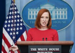 Jen Psaki criticized Russian President Vladimir Putins