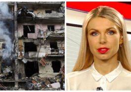 Journalist Olga Malchevska learned on live broadcast that her house was destroyed.