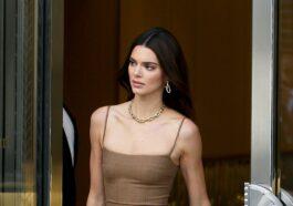 Kendall Jenner shows off mini waist with crop top in photo shoot
