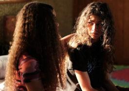 Zendaya in a scene from Euphoria courtesy of HBO Max