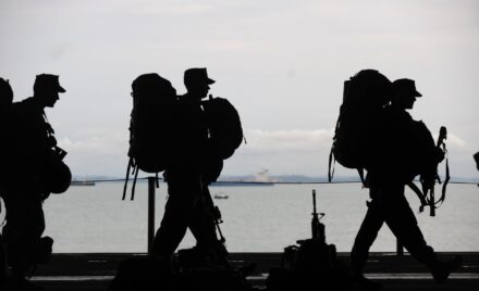 military men departing service uniform 40820