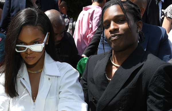 Rihanna and A$AP Rocky are expecting their first child rihannayasaprocky getty