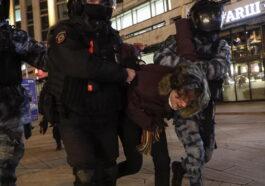 Arrests in Moscow photo Ansa