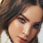 Belinda arrives at the press conference for Welcome to Eden