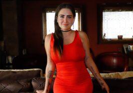 Celia Lora lights up her nets in a tiny swimsuit