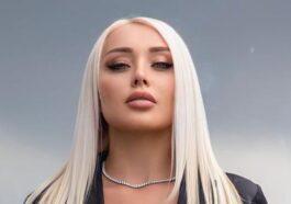 Daniella Chavez surprises when she dances in her room with a low cut dress