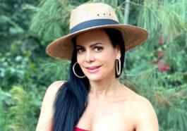 Maribel Guardia welcomes spring with a flirty dress
