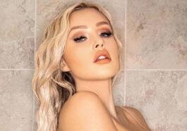 Patrycia Kayy shows off her incredible figure modeling her lace underwear