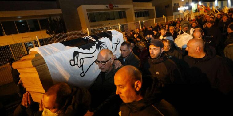 The funeral of Yvan Colonna in Corsica