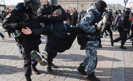 Thousands of protestors criticizing the Russia Ukraine war were arrested by Russian police