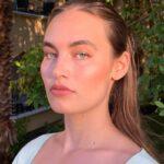 Ale Bellon former Chivas player shows off her spectacular figure in a mini string swimsuit