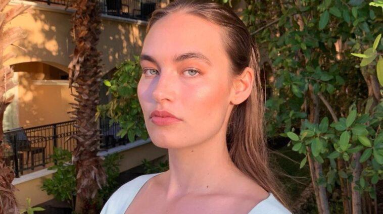 Ale Bellon former Chivas player shows off her spectacular figure in a mini string swimsuit