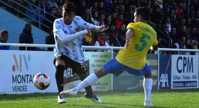 Argentina and Brazil finish the final of the international youth soccer tournament to the punches