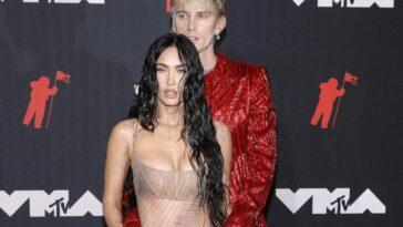 Megan Foxs rudeness to Machine Gun Kelly in the style of Melania Trump
