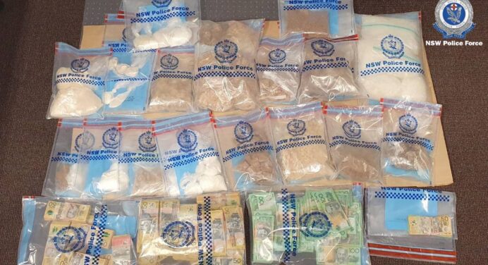 Police seize almost $5m in cash, drugs and cryptocurrency teller machines in Sydney