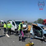 A4 motorway accident in Marcallo with Casone: four men dead. Traffic blocked towards Milan A4 motorway accident in Marcallo with Casone