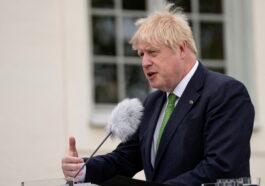 British PM Boris Johnson scaled