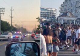 Chaos at New Jersey beach leads to curfew