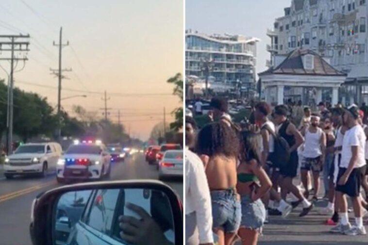 Chaos at New Jersey beach leads to curfew