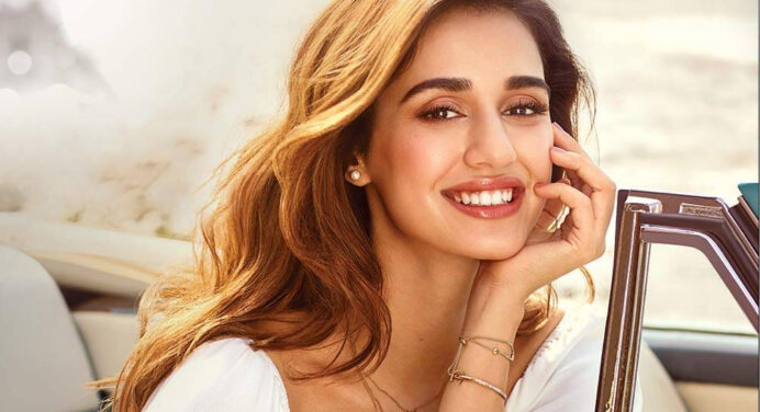Disha Patani surprises her followers by showing off her figure in a Bodycon Lavender Dress