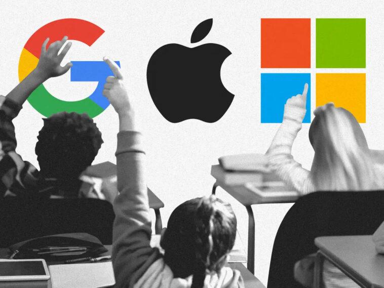 Google Microsoft and Apple