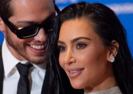 Kim Kardashian with Pete Davidson