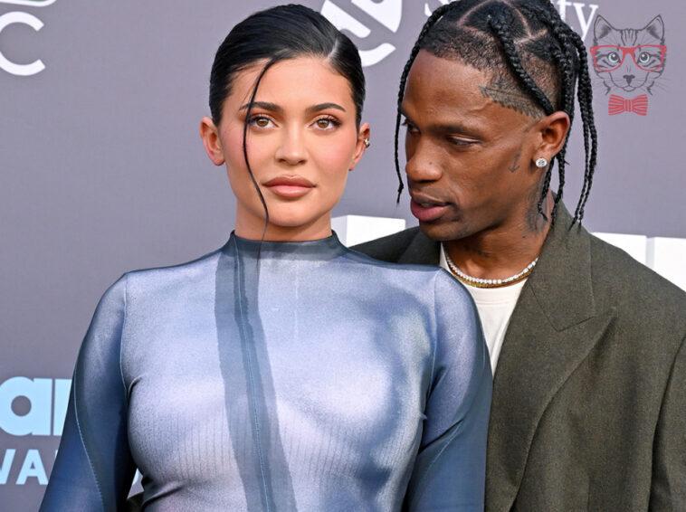 Kylie Jenner and Travis Scott upon arrival at the Billboard Music Awards