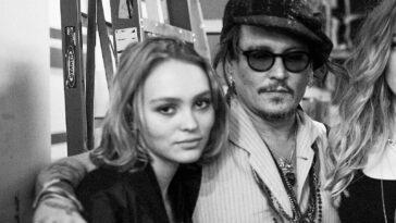 Lily Rose Depp the eldest daughter of Johnny Depp dedicated a message to her father scaled