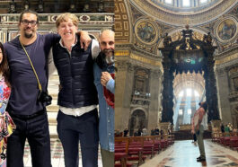 These are the photos that Jason Momoa took inside the Sistine Chapel.