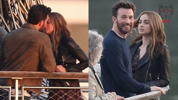 Chris Evans and Ana de Armas film a scene for the new movie 'Ghosted' image5