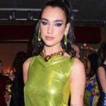 Dua Lipa joins the 'exposed lingerie' trend with string dress portada dua lipa grosby verde vestido hilo