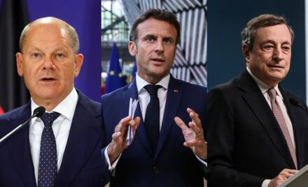 Macron Scholz and Dragh