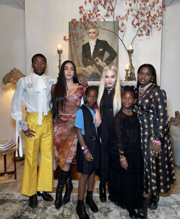 Madonna's 16-year-old son came to boxing in a women's dress