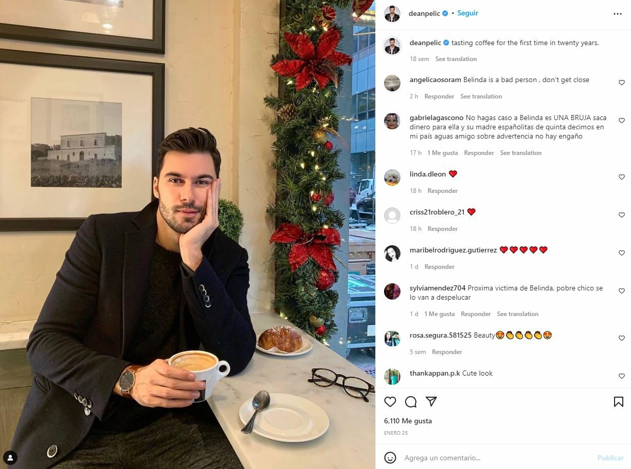 Belinda has a new Boyfriend He is a model and writer from Croatia Belinda has a new Boyfriend He is a model and writer from Croatia