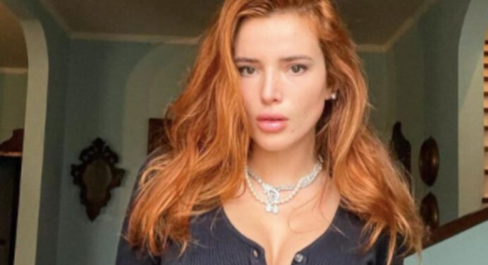 Bella Thorne shines in a luxurious bikini and transparent kimono in Mykonos