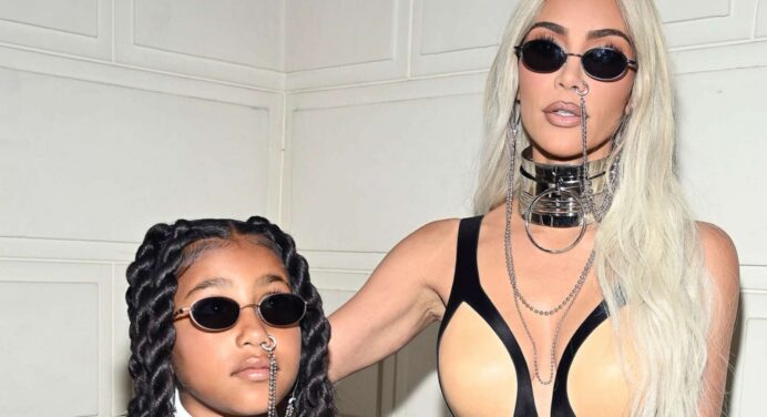 Kim Kardashian wore a Madonna-inspired outfit in Paris
