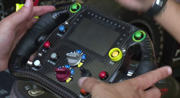 Cosworth Reveals Sim Racing Version Of IndyCar Steering Wheel