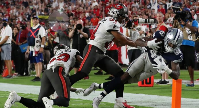Russell Gage Injury Update: Buccaneers WR Carted Off After Scary-Looking Hit Vs. Cowboys