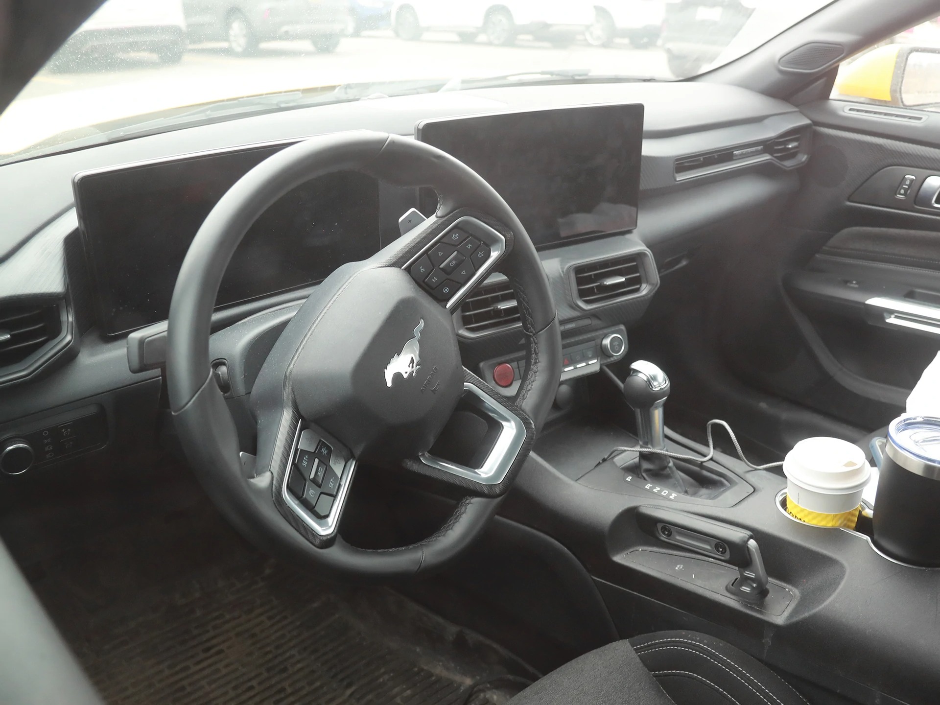 Take a look inside the 2024 Ford Mustang GT's standard cabin, which features three different screens Ford Mustang