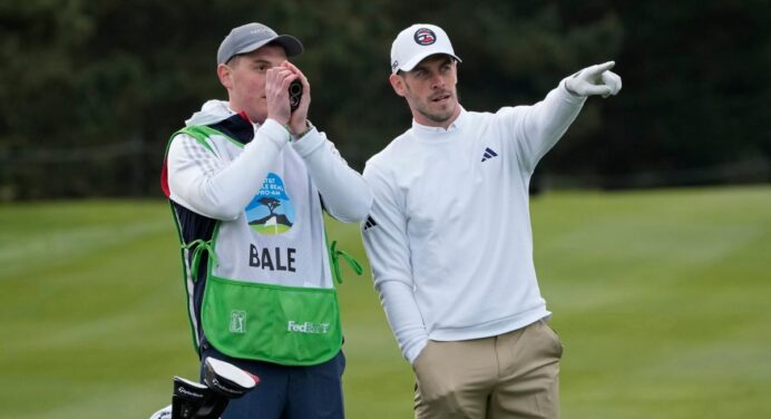 When asked about his debut at the AT&T Pebble Beach Pro-am, Gareth Bale admitted he was nervous