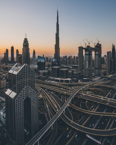 gray high-rise building